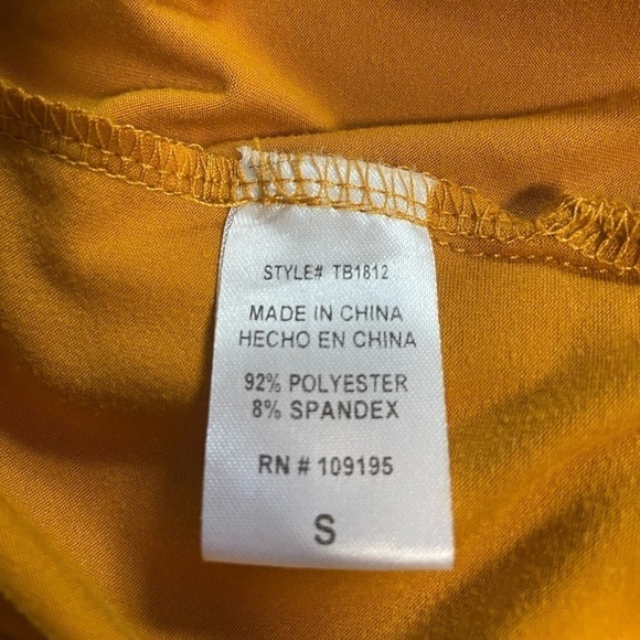 Love J open duster cardigan mustard color. Size small. - Picture 4 of 5